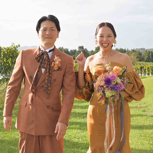 静岡市・富士市・沼津市のドレス専門店フィーノの中伊豆ワイナリーシャトーT.Sの新郎新婦の卒花ボイス236
