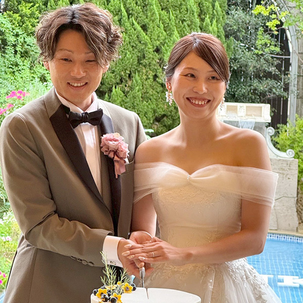 静岡市・富士市・沼津市のドレス専門店フィーノのエスプリ・ド・ナチュールの新郎新婦の卒花ボイス237