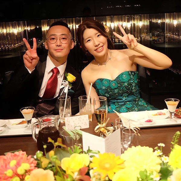 静岡市・富士市・沼津市のドレス専門店フィーノのザ・モーリスの新郎新婦の卒花ボイス255